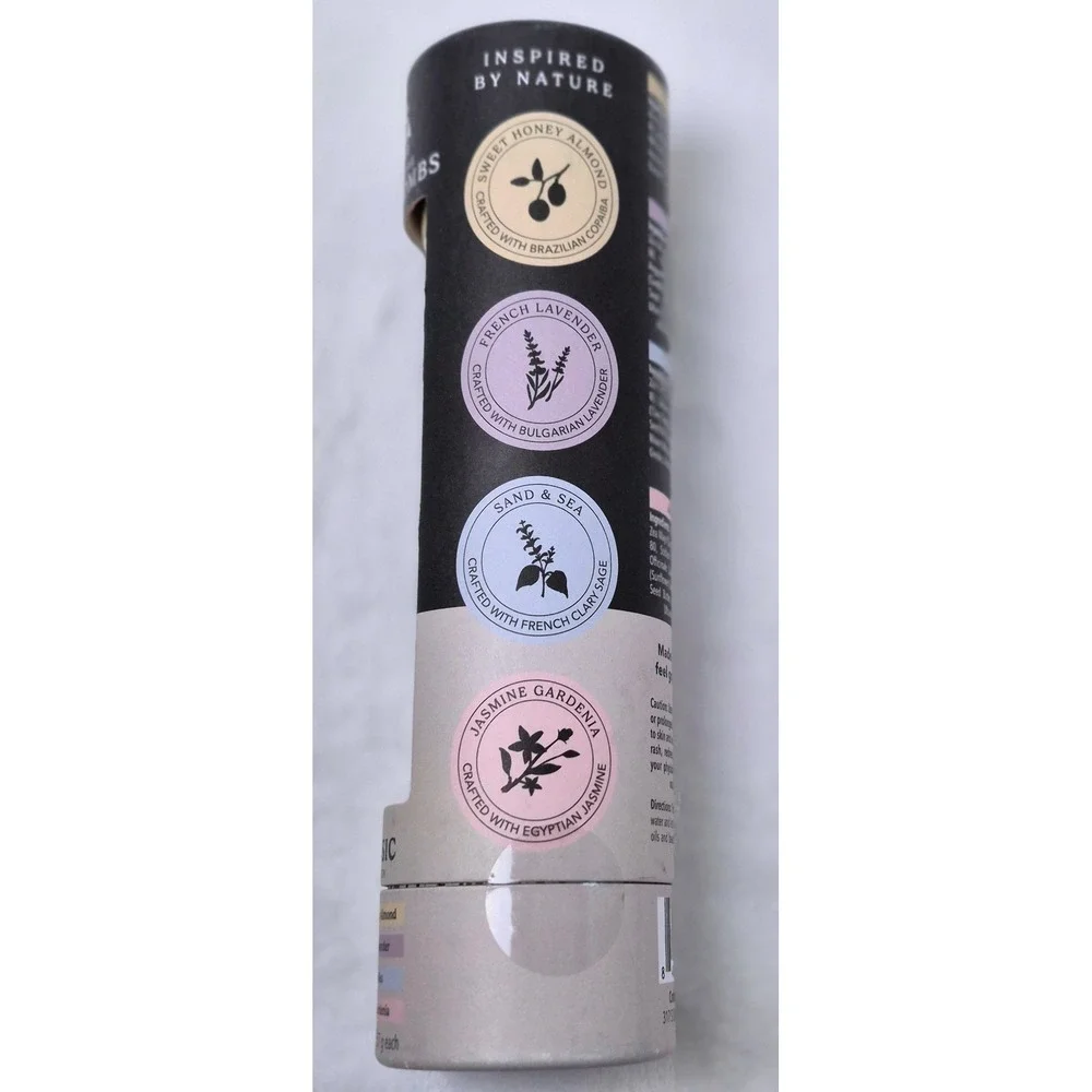 Pacha Soap Co‎ Classic Collection Moisturizing Bath Bombs 4-Pack 2oz Each Vegan